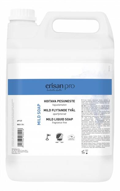 Hoitava pesuneste 5L ERISAN Pro - Käsien ja vartalonpesu - 162820 - 1