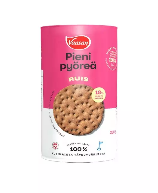 Näkkileipä 250g VAASAN Pieni pyöreä - Keksit ja korput - 115190 - 1