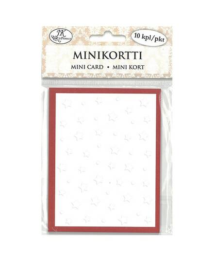 Kortti kohokuviolla Tähdet 11x8,5cm - Kortit ja adressit - 176164 - 1