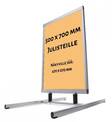 Ulkomainosteline 50x70cm tuulenkestävä - Ulkomainostelineet ja muovit - 130514 - 1