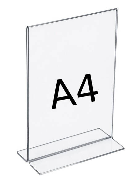 Esiteteline A4/1ark suora - Esitetelineet ja tarvikkeet - 104495 - 1