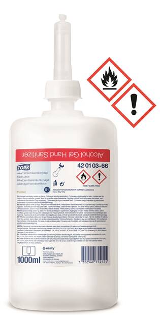 Käsihuuhde 1L TORK Premium S1 - Käsihuuhteet annostelijoihin - 120915 - 1