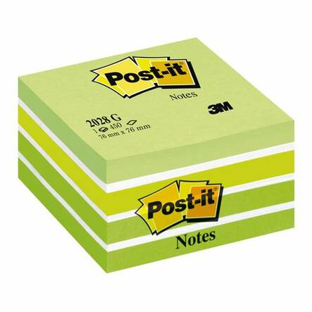 Viestilappukuutio 76x76mm POST IT - Viestilappukuutiot - 124835 - 1
