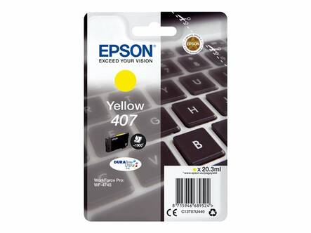 EPSON 407 mustesuihku - Mustesuihkuvärit Epson - 168596 - 1