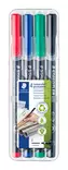 Merkkauskynäsarja F/0,6mm STAEDTLER - Piirtoheitinkynät spriiliukoiset - 108576 - 2