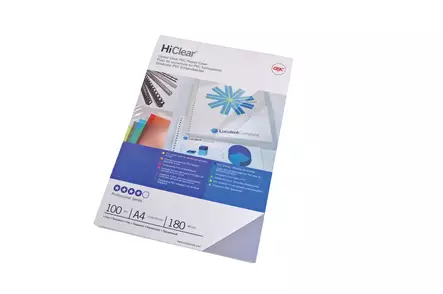 Sidontakansi A4 180mic GBC PVC - Kirjasidontakannet - 186327 - 2