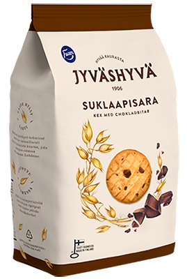 Keksi Suklaapisara 350g FAZER Jyväshyvä - Keksit ja korput - 108047 - 1
