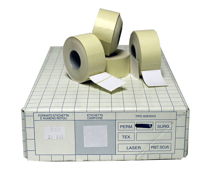 Hinnoittelukoneen etiketti 29x28mm - Hinnoittelukoneen nauhat ja väritelat - 104178 - 1