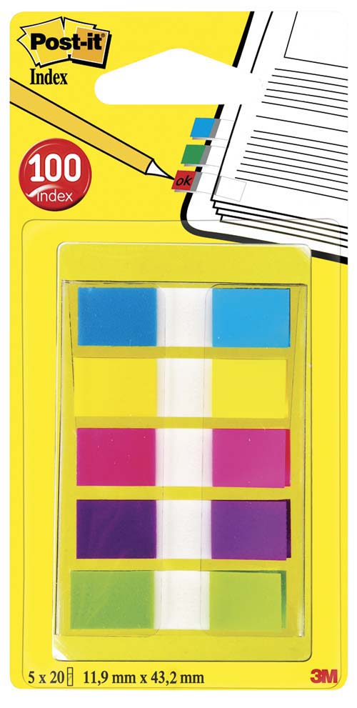 Teippimerkki POST IT Index - Teippi- ja viestimerkit - 104598 - 1