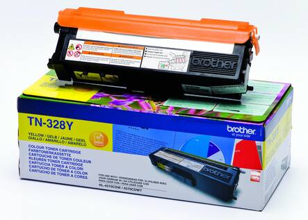 Värikasetti BROTHER TN-328Y laser - Brother laservärikasetit ja rummut - 124839 - 1